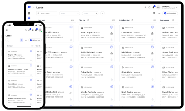 Leads Screen